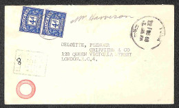 Europa - Gran Bretagna - 1934/1966 - Tre Buste E Una Cartolina Tassate In Arrivo - Sonstige & Ohne Zuordnung