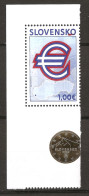 Slovaquie Slovensko 2009 N° 520 ** Zone Euro, Europe, Communauté Européenne, Pièce De Monnaie, Carte, Billet De Banque - Nuovi