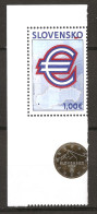 Slovaquie Slovensko 2009 N° 520 ** Zone Euro, Europe, Communauté Européenne, Pièce De Monnaie, Carte, Billet De Banque - Neufs