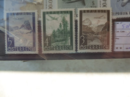 Autriche Osterreich Pa PA Poste Aerienne Aero 50/52 Mnh Neuf ** Parfait Perfect - Unused Stamps