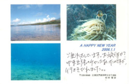 JAPAN  - 2012,  HAPPY NEW YEAR POSTCARD WITH STAMPS SENT TO DUBAI. - Brieven En Documenten