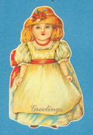 H-1102 * VINTAGE DOLL GREETINGS © 1986 Merrimack Publ. Corp., New York - Infantes