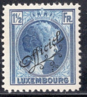 Luxembourg 1926 Single Grand Duchess Charlotte - Postage Stamps Of 1926 Overprinted "Officiel" In Unmounted Mint - Unused Stamps