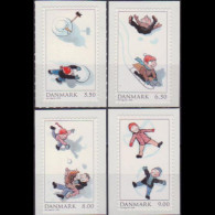 DENMARK 2009 - Scott# 1449-52 Children Playing Set Of 4 MNH - Unused Stamps