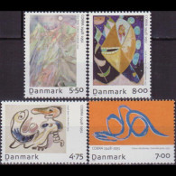 DENMARK 2006 - Scott# 1367-70 COBRA Paintings Set Of 4 MNH - Unused Stamps