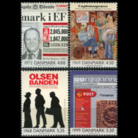 DENMARK 2000 - Scott# 1181-4 Century Events Set Of 4 MNH - Unused Stamps