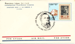 Cuba Air Mail Cover Habana 27-11-1985 Special Postmark - Lettres & Documents