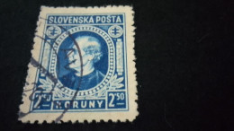 SLOVAKYA-    1939-45 --     2.50 KORUNA            DAMGALI - Gebruikt