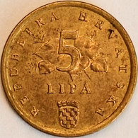 Croatia - 5 Lipe 2001, KM# 5 (#3530) - Croazia