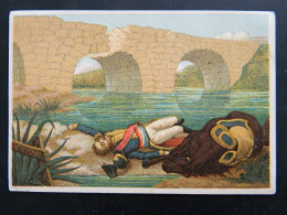 CHROMO            MORT DE PONIATOWSKI  1818    ( 12  X  8,5  Cms) - Artis Historia