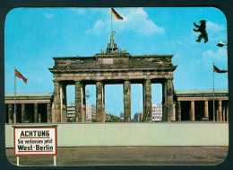 GK492 - BERLIN BRANDENBURGER TOR 1981 PER ITALIA - Brandenburger Deur