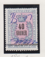 Denemarken Fiskale Zegel Cat. J.Barefoot Stempelmaerke Type 3 Nr.154 - Fiscales