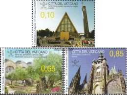 Vatikanstadt 1683-1685 (complete Issue) Unmounted Mint / Never Hinged 2010 Pope Travels - Unused Stamps