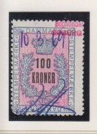 Denemarken Fiskale Zegel Cat. J.Barefoot Stempelmaerke Type 4 Nr.156 - Fiscales