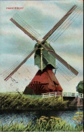 ! Alte Ansichtskarte Windmühle, Windmill, Moulin A Vent, Haastrecht, Niederlande, 1911 - Moulins à Vent
