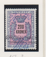 Denemarken Fiskale Zegel Cat. J.Barefoot Stempelmaerke Type 5 Nr.157 - Fiscale Zegels