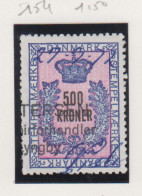 Denemarken Fiskale Zegel Cat. J.Barefoot Stempelmaerke Type 5 Nr.158 - Fiscales