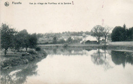 Floreffe  Vue Du Village De Floriffoux Et La Sambre Voyagé Dans Une Enveloppe Vers Les Années 10-15 - Floreffe