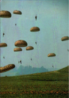 ! Ansichtskarte, Fallschirmjäger Der Bundeswehr, Parachute - Manoeuvres