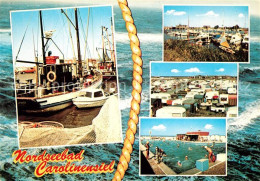 73071228 Carolinensiel Ostfriesland Nordseebad Hafen Fischkutter Campingplatz Fr - Wittmund