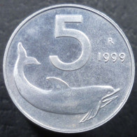 Italia - 5 Lire 1999 - Da Serie Zecca - Gig. 321 - KM# 92 - 5 Liras