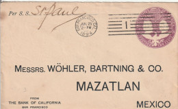 Etats Unis Entier Postal  Privé 1894 - ...-1900