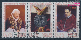 Vatikanstadt 1745-1747 Dreierstreifen (kompl.Ausg.) Gestempelt 2012 Vatikanisches Geheimarchiv (10352454 - Used Stamps