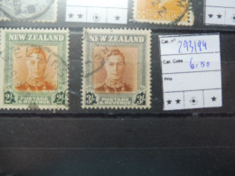 New Zealand Nouvelles Zelandes  293/294 Used Oblitéré Gestempelt  Perfect Parfait - Usati