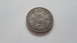 ROYAUME-UNI GEORGE VI ONE SHILLING 1942 ARGENT/SILVER FRAPPE MEDAILLE - I. 1 Shilling
