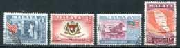 MALAISIE- Y&T N°80 à 83- Oblitérés - Federation Of Malaya
