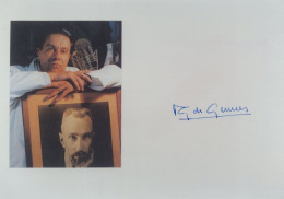 Pierre Gilles De Gannes French Physics Nobel Prize Hand Signed Photo - Inventors & Scientists