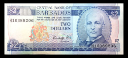 # # # Banknote Barbados 2 Dollars 1986 (P-36) # # # - Barbades