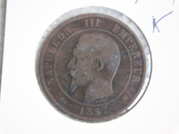 France 10 Centimes 1857 K (282) - 10 Centimes