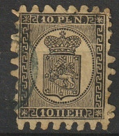 Finlande 1866 N° 7 Second Choix (F14) - Gebraucht