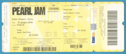 Q-4500 * PEARL JAM - Stadio Olimpico, Roma (Italy) - 26 Giugno 2018 - Concerttickets