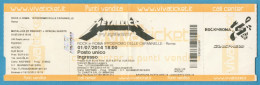 Q-4500 * METALLICA BY REQUEST TOUR - Rock In Roma, Ippodromo Delle Capannelle (Italy) - 1 Luglio 2014 - Tickets De Concerts