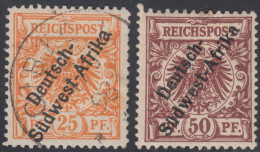 Africa Sur South Africa Colonia Alemana Germany Nº 5 Y 6 1897 Aguila Eagle Usa - Other & Unclassified