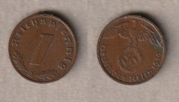 00910) Deutschland, 3. Reich, 1 Pfennig 1939B - 1 Reichspfennig