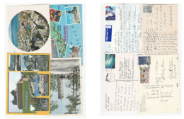 4 Diff FINLAND Postcards To GB  Views Postcard Stamps Cover - Cartas & Documentos