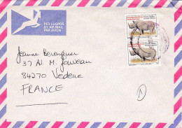 AFRIQUE DU SUD -1997--Lettre PRETORIA Pour VEDENE-84 (France) Timbres Rhinocéros......cachet - Briefe U. Dokumente