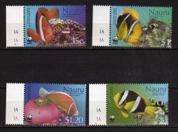 Nauru - 2003 WWF Endangered Species - Sea Anemones And Anemonefish. Fishes. MNH - Nauru