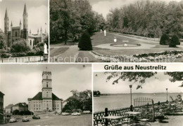 73102587 Neustrelitz Schlosskirche Stadtpark Markt Stadtkirche Zierker See Neust - Neustrelitz