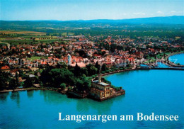 73101507 Langenargen Bodensee Fliegeraufnahme Mit Schloss Montfort Langenargen - Langenargen