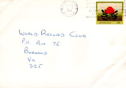 AUSTRALIE ENTIER LETTRE DE MAIL CENTRE GEELONG 1982 - Brieven En Documenten