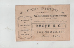 Unic Photo Agrandissements Bache Place Saint Clair Lyon Photo Miniature Faller Cadres Rue De Reully Paris Bongibault - Visiting Cards