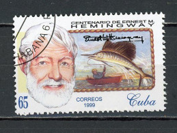 CUBA -  HEMINGWAY  N°Yt 3844 Obli. - Usati