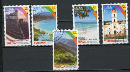 CUBA -  TOURISME  N°Yt 4917/4921 Obli. - Oblitérés
