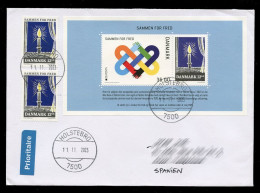 DENMARK (2023) EUROPA Sammen For Fred, Ensemble Pour La Paix, Together For Peace, Frieden, Paz - Cover, Pli, Letter - Lettres & Documents