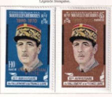 NOUVELLES HEBRIDES Dispersion D'une Collection Oblitéré Et Mlh  1970 Surchargés In Memoriam - Used Stamps