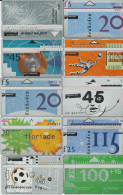 A03 -10 TélécartesMAGNETIQUES DE HOLLANDE Différentes Pour 2 Eur - Verzamelingen